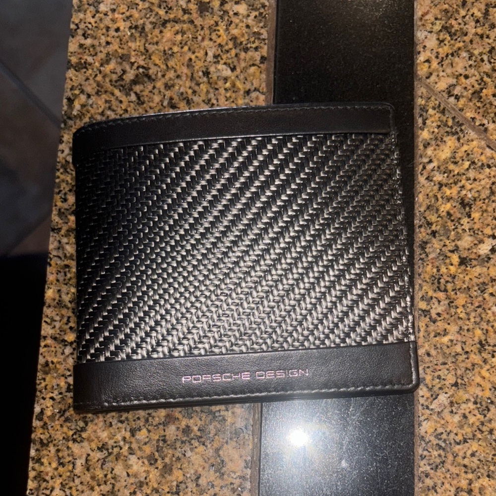 Porsche Design Black Carbon Fiber Wallet